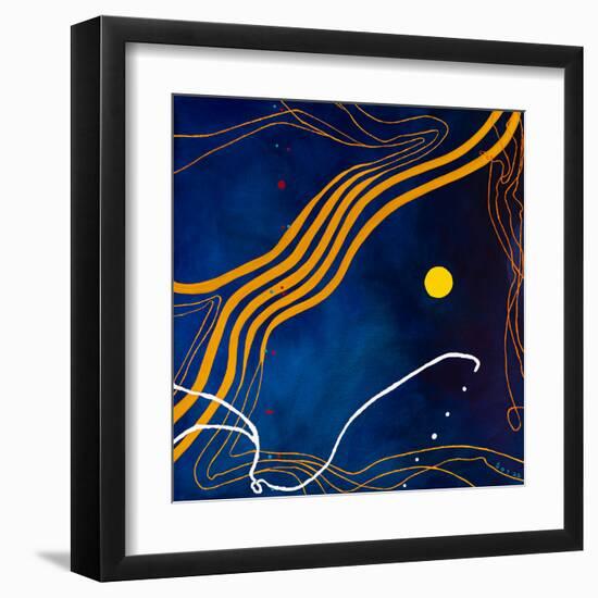 Sonata under the moonlight-Hyunah Kim-Framed Art Print