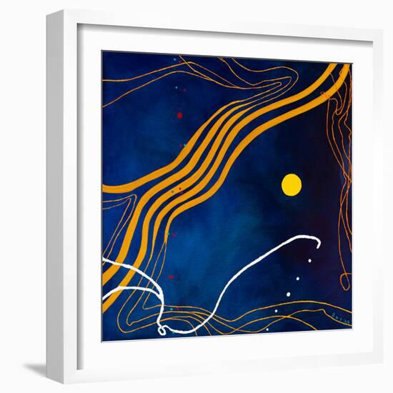 Sonata under the moonlight-Hyunah Kim-Framed Art Print