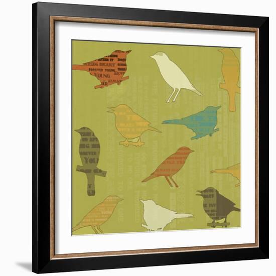 Song Birds-Whoartnow-Framed Giclee Print