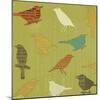 Song Birds-Whoartnow-Mounted Giclee Print