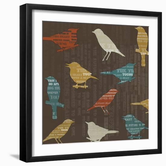 Song Birds-Whoartnow-Framed Giclee Print