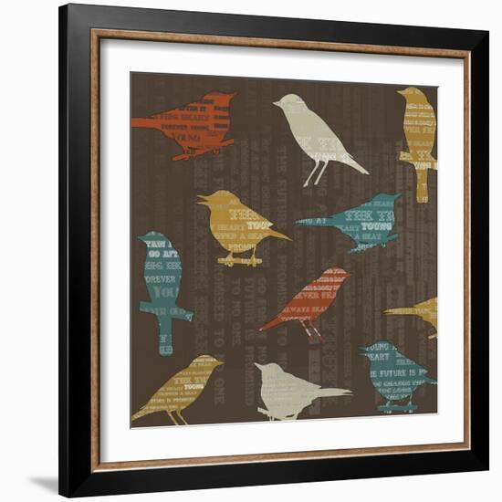 Song Birds-Whoartnow-Framed Giclee Print