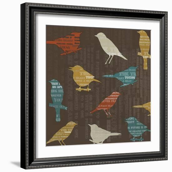 Song Birds-Whoartnow-Framed Giclee Print