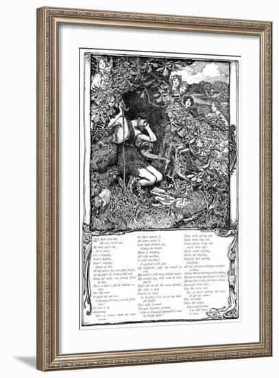 Song from Shakespeare's the Passionate Pilgrim, 1895-Giraldo Eduardo Lobo de Moura-Framed Giclee Print