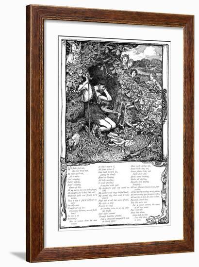 Song from Shakespeare's the Passionate Pilgrim, 1895-Giraldo Eduardo Lobo de Moura-Framed Giclee Print