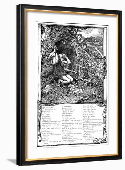 Song from Shakespeare's the Passionate Pilgrim, 1895-Giraldo Eduardo Lobo de Moura-Framed Giclee Print