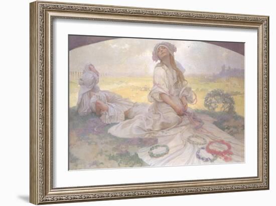 Song of Bohemia, c.1930-Alphonse Mucha-Framed Giclee Print