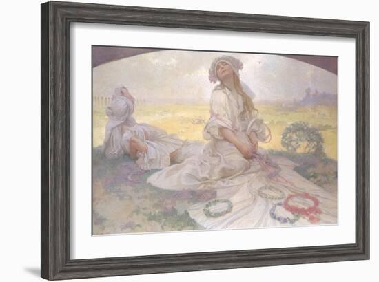 Song of Bohemia, c.1930-Alphonse Mucha-Framed Giclee Print