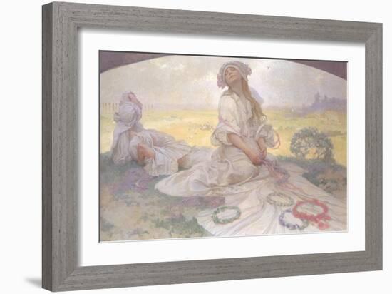 Song of Bohemia, c.1930-Alphonse Mucha-Framed Giclee Print