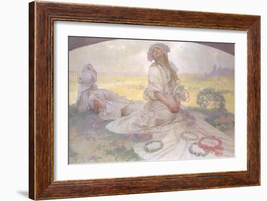 Song of Bohemia, c.1930-Alphonse Mucha-Framed Giclee Print