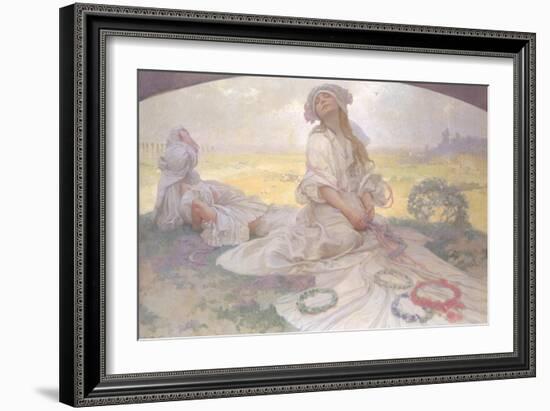 Song of Bohemia, c.1930-Alphonse Mucha-Framed Giclee Print