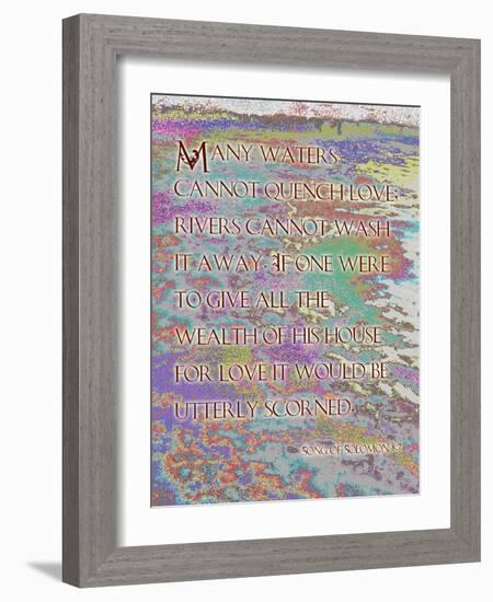 Song of Solomon 8:7-Cathy Cute-Framed Giclee Print