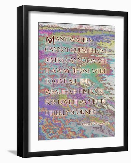 Song of Solomon 8:7-Cathy Cute-Framed Giclee Print