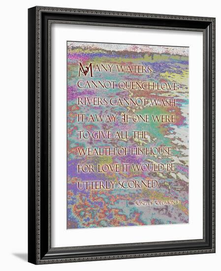 Song of Solomon 8:7-Cathy Cute-Framed Giclee Print