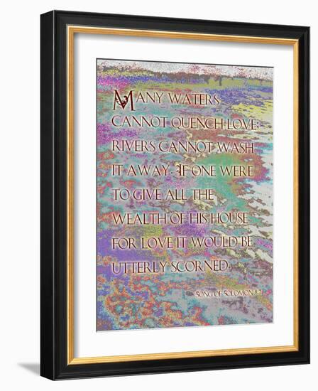 Song of Solomon 8:7-Cathy Cute-Framed Giclee Print