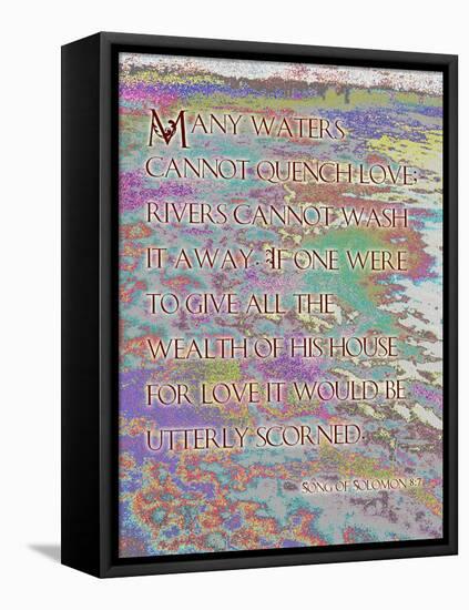 Song of Solomon 8:7-Cathy Cute-Framed Premier Image Canvas