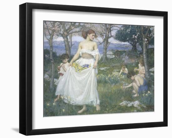 Song of Springtime, c.1913-John William Waterhouse-Framed Giclee Print