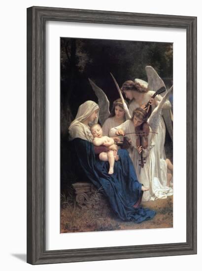 Song of the Angels-William Adolphe Bouguereau-Framed Art Print