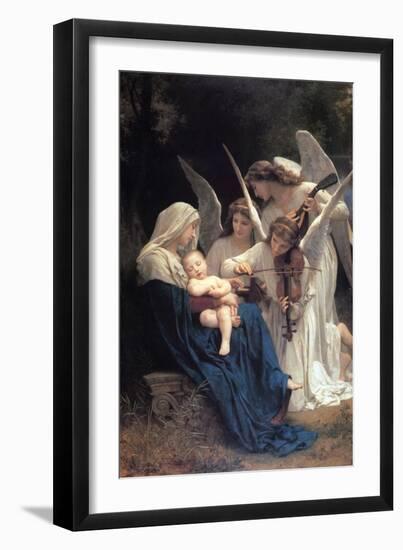 Song of the Angels-William Adolphe Bouguereau-Framed Art Print