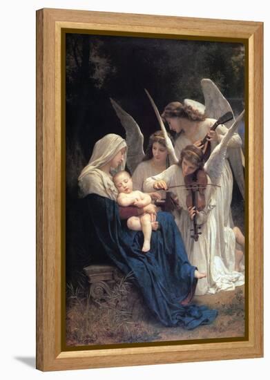 Song of The Angels-William Adolphe Bouguereau-Framed Art Print