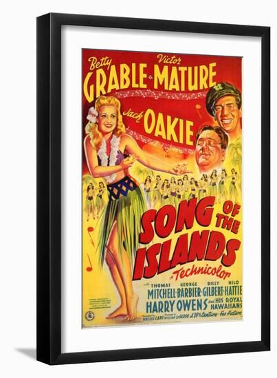 Song of the Islands, 1942-null-Framed Art Print