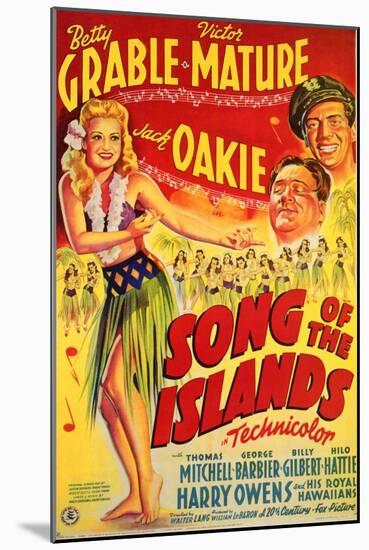 Song of the Islands, 1942-null-Mounted Art Print