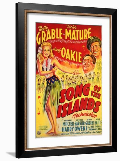 Song of the Islands, 1942-null-Framed Premium Giclee Print