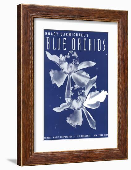 Song Sheet Cover: Hoagy Carmichael's Blue Orchids-null-Framed Premium Giclee Print