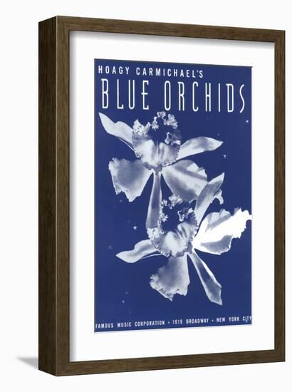 Song Sheet Cover: Hoagy Carmichael's Blue Orchids-null-Framed Premium Giclee Print