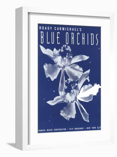 Song Sheet Cover: Hoagy Carmichael's Blue Orchids-null-Framed Premium Giclee Print