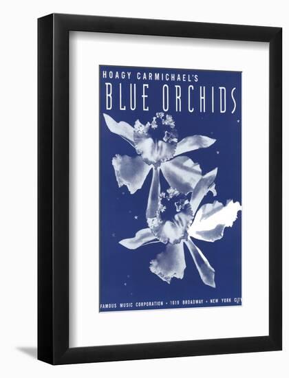 Song Sheet Cover: Hoagy Carmichael's Blue Orchids-null-Framed Art Print