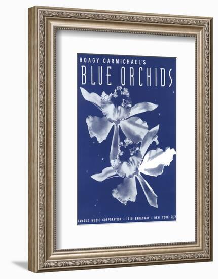 Song Sheet Cover: Hoagy Carmichael's Blue Orchids-null-Framed Art Print