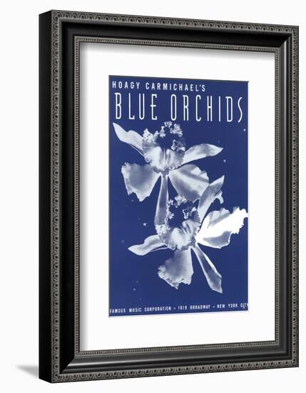 Song Sheet Cover: Hoagy Carmichael's Blue Orchids-null-Framed Art Print