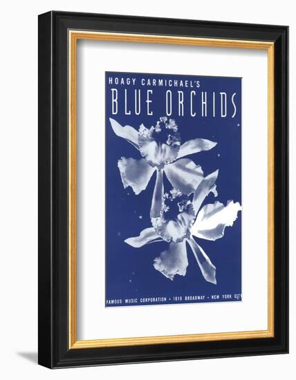 Song Sheet Cover: Hoagy Carmichael's Blue Orchids-null-Framed Art Print