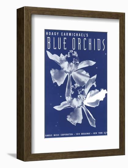 Song Sheet Cover: Hoagy Carmichael's Blue Orchids-null-Framed Art Print