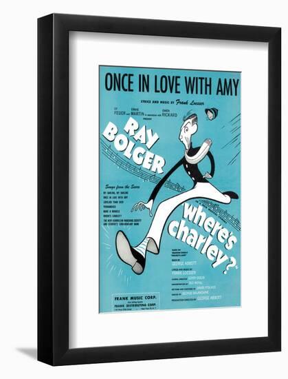 Song Sheet Cover: Once in Love With Amy-null-Framed Art Print