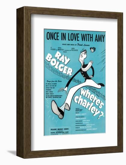 Song Sheet Cover: Once in Love With Amy-null-Framed Art Print