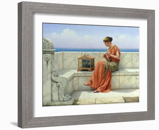 Song without Words, 1918-John William Godward-Framed Giclee Print