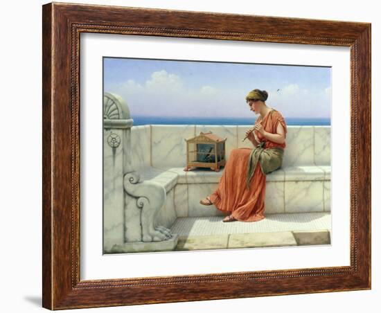 Song without Words, 1918-John William Godward-Framed Giclee Print