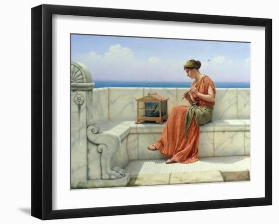 Song without Words, 1918-John William Godward-Framed Giclee Print