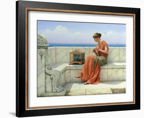 Song without Words, 1918-John William Godward-Framed Giclee Print