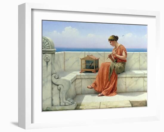Song without Words, 1918-John William Godward-Framed Giclee Print