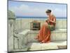 Song without Words, 1918-John William Godward-Mounted Giclee Print