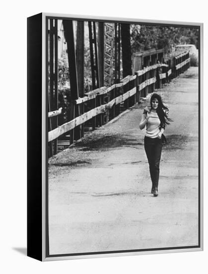 Song Writer Singer Bobbie Gentry Crossing Tallahatchie Bridge-Michael Rougier-Framed Premier Image Canvas