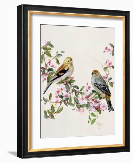 Songbird Duo II-Sally Swatland-Framed Art Print