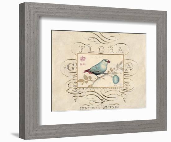 Songbird Etching 1-Chad Barrett-Framed Art Print