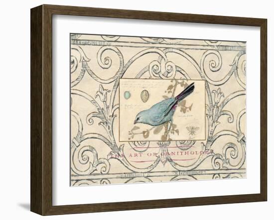 Songbird Etching 2-Chad Barrett-Framed Art Print