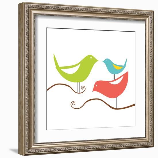 Songbirds I-Sabine Berg-Framed Art Print