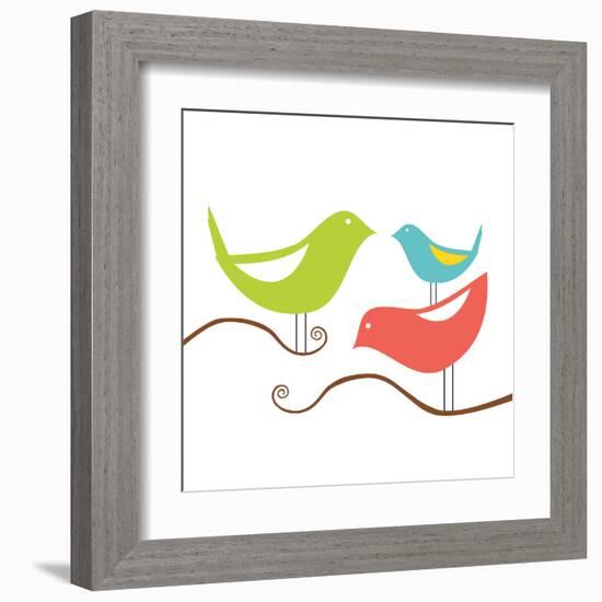 Songbirds I-Sabine Berg-Framed Art Print