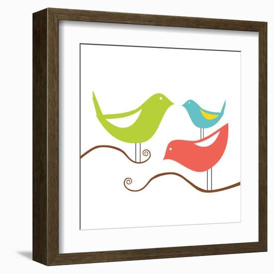 Songbirds I-Sabine Berg-Framed Art Print